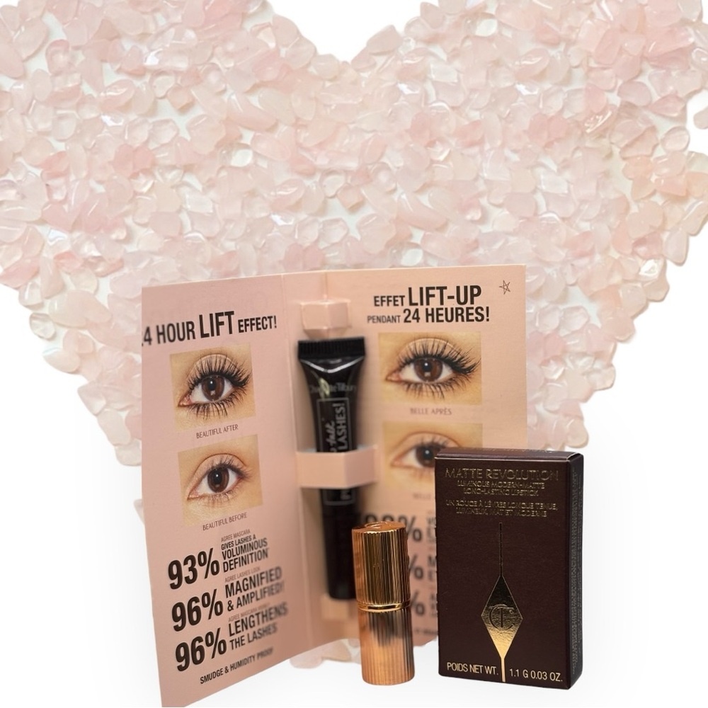 Charlotte Tilbury Mascara Pillow Talk Lipstick and Mascara Set NEW IN BOX